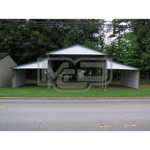 Metal Barn | Boxed Eave Roof | 42W x 21L x 12H | Carolina Barn